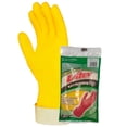 thumbnail image 3 of Guante de látex doble capa VITEX Clásico limpia todo amarillo Talla 8, 3 of 3