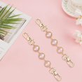 thumbnail image 5 of 2 Pieces Purse Chain Charm 4.9 Inch Handbag Decorative Chains Short Handle Purse Chain Extender Glass Enamel Charms Accessories for Women Crossbody Shoulder Bag Small Tote Bag Pink, 5 of 9