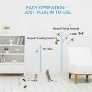 Ultrasonic Pest lent Indoor, Pest Control for Rodents, Mosquitoes, Ants, Cockroaches, Rat, Mice, Fleas, Beetles and Other Insects, Non-Toxic, Safe for Humans, Home, Office, Hotel (6 Packs)