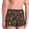 thumbnail image 3 of Uemuo Brown Camouflage Skull Pattern Men's Boxer Briefs,Trunk Anti-Chafing,Comfortable, Durable, and Stylish Underwear-Small, 3 of 9