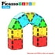 thumbnail image 4 of Juego de bloques de construcción magnéticos PicassoTiles, 12 piezas, para niños mayores de 3 años, 4 of 8