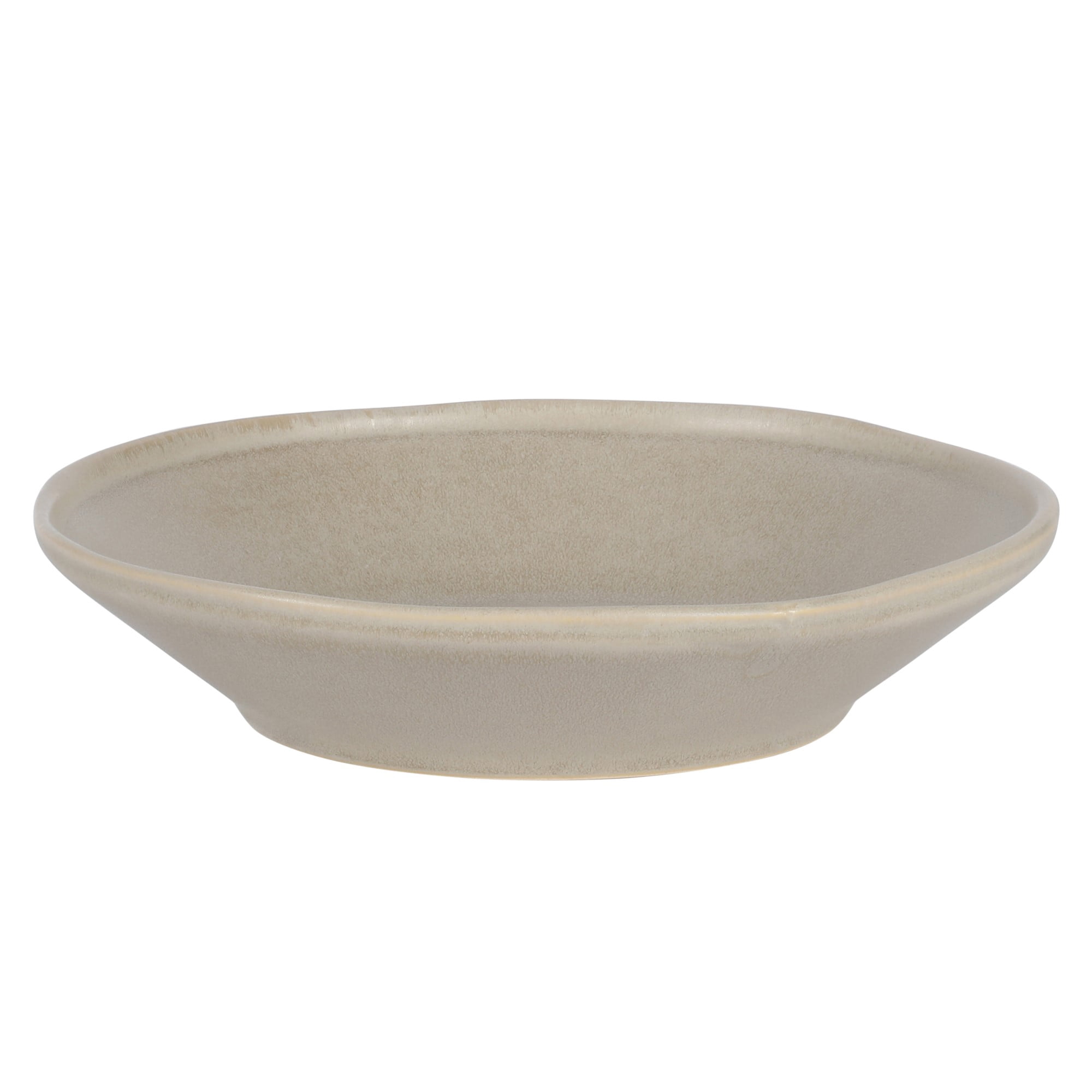Gibson Elite Island Cove 16 Piece (Service for 4) Plates and Bowls Stoneware Dinnerware Set -Light Grey