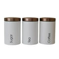 thumbnail image 4 of 3pcs Galvanized   Coffee and Sugar Canisters  Kitchen Dry Been Storage, 4 of 7