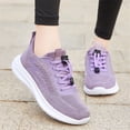 thumbnail image 2 of NOKIO Womens Tennis Shoes Running Shoes Lightweight Sneakers for Women Gym Workout Shoes Spring And Summer Women Sports Shoes Mesh Breathable Elastic Lace Up Solid Color Shoes Sneakers, 2 of 8