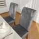 thumbnail image 3 of Fundas para sillas FORCHEER Velvet gris oscuro, juego de 4, 3 of 8