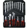 thumbnail image 5 of 899pcs Home Repair Tool Set Kit for Men, Toolbox Storage Case with 4 Drawers, General Household Tool Kit with Rolling Tool Box, Tool Set Kit for Maintenance, Garden, Homeowner, Handyman ,silver case, 5 of 10