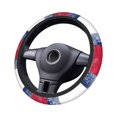 thumbnail image 3 of Steering Wheel Cover For 15 Inches Retro Texas Flag Neoprene Anti-Slip Universal Car Steering Wheel Grip Wrap Protective Case Cover, 3 of 6
