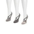 thumbnail image 3 of MUK LUKS Women's Studio Ballerina Cotton Low-Cut Socks, 3-Pack, Shoe Size 6-10, 3 of 3