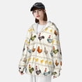 thumbnail image 3 of Balery Funny Chicken Sudadera ligera de manga larga con capucha y protección solar UPF 50+ para hombre y mujer, ideal para pesca y running-XX-Large, 3 of 7