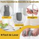 thumbnail image 4 of Reutilizables Paños de Cocina, 85 Hojas, Rollo de Toalla de Microfibra, Fuerte Absorción de Agua, Adecuado para la Limpieza de Cocinas, Automóviles, Muebles (1, Amarillo), 4 of 4