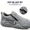 thumbnail image 5 of CHICVOMEY Comfortable Slip On Shoes for Man Walking Shoes with Non-Slip Sole Versatile Side Zipper Design Suitable for Fitness Travel and Outdoor Activities, 5 of 8