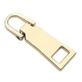 thumbnail image 4 of Langgg 3pcs/set Reusable Zippers Pull Tab - Universal Metal Zippers Replacement Zippers Replacement Header Number 3 * Gold 5Set, 4 of 6
