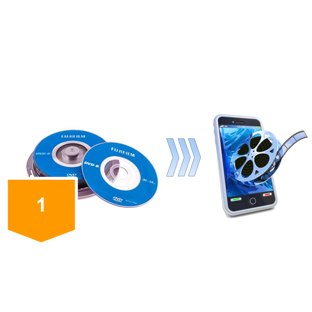 Mini DVD and DVD Transfer Service to MP4 by Lotus Media