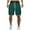 Green, variant on LOVZFMLL Basketball Shorts for Men Golf Running Athletic Gym Workout Shorts Elastic Waist Drawstring with Zipper Pockets Black 2XL