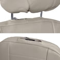 thumbnail image 2 of Fundas de Piel Beige para Asientos Delanteros Solamente, 4 Piezas de Piel sintética, Incluye Fundas de Asiento Delantero, Fundas de Asiento automotriz para Camiones SUV, 2 of 4