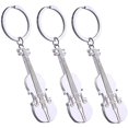 thumbnail image 1 of Guitar Keychain Instrument Key Ring For Ornament Decoration Gift 6pcs, 1 of 8