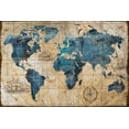 thumbnail image 2 of Art Licensing Studio 18x13 White Modern Wood Framed Museum Art Print Titled - A Connected World, 2 of 4