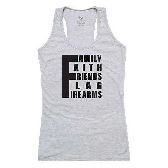 Rapid Dominance G02-U11-HGY-02 5 Things YDMW 1 Graphic Tank Top, Heather Gray - Medium