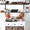 thumbnail image 4 of Ywlake - Decoraciones de oto&ntilde;o de calabaza, decorativas, grandes, peque&ntilde;as, para exteriores, tela de arpillera, espuma de pl&aacute;stico, calabazas artificiales falsas para, 4 of 7