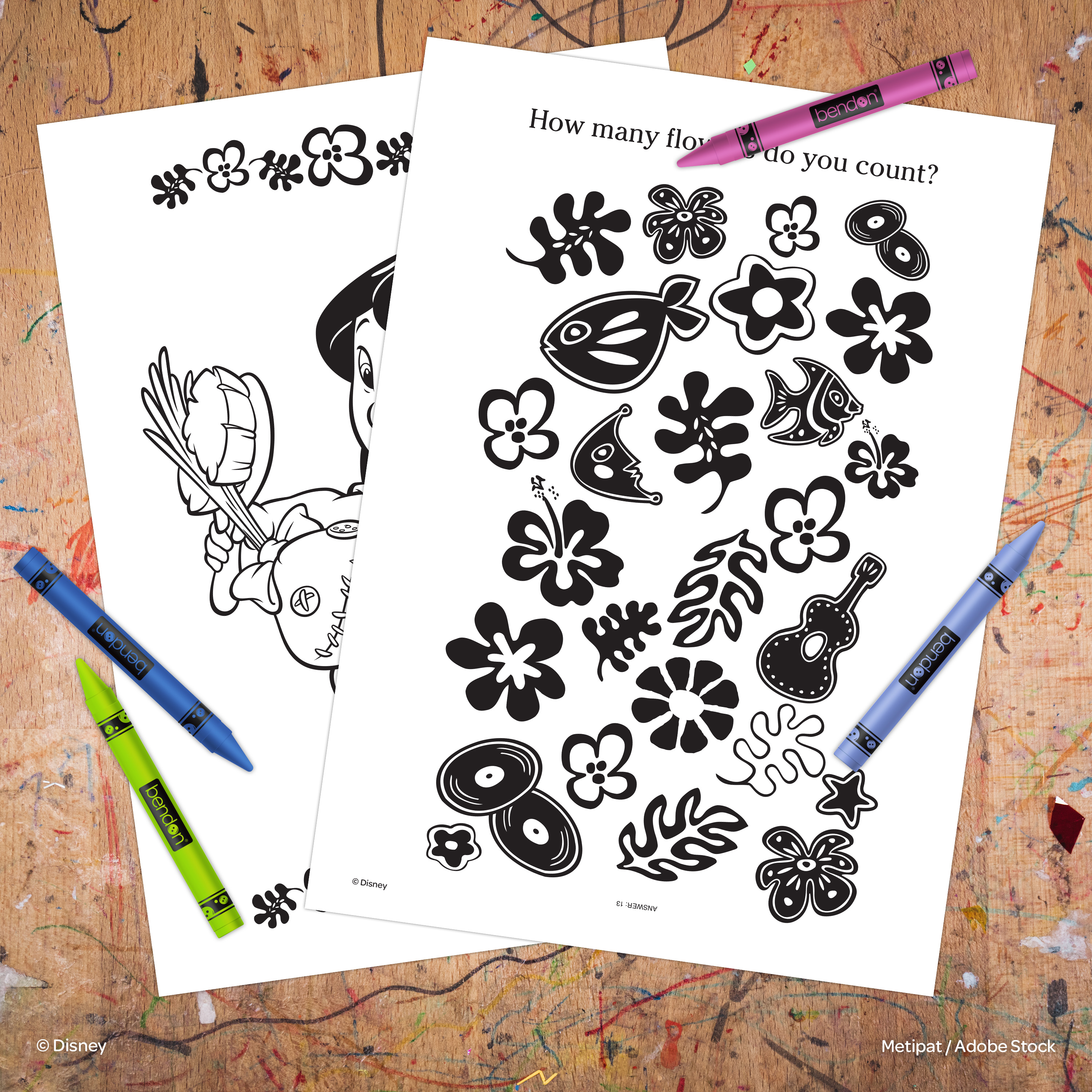Disney Lilo & Stitch 48-Page Coloring Book with 4 Crayons, Paperback by Bendon