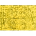thumbnail image 1 of Ahgly Company Indoor Rectangle Abstract Yellow Contemporary Area Rugs, 3' x 5', 1 of 4
