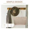 thumbnail image 2 of OFFIGAM Women's Beige Straw Tote Bag - Stylish Outdoor Travel & Party Handbag, Lightweight and, 2 of 7
