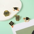 thumbnail image 3 of 5 Pcs Épingle à Cravate de Graduation Épingle Émaillée Métal Épingle à Cravate Sac à Dos Broches, 3 of 6