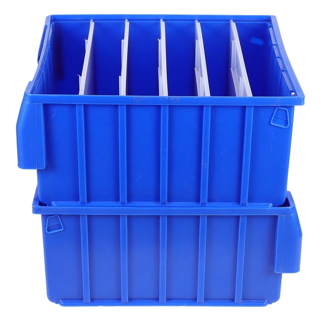 SEWACC 1set Storage Box With Removable Partitions For Items Durable Organizer For Sundries