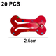 thumbnail image 2 of Pinzas para el pelo con forma de hueso de 1 pulgada, accesorios para el pelo de perros, gatos y cachorros, paquete de 20, 2 of 5