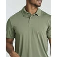 thumbnail image 5 of Real Essentials 3 Pack: Men's Dry-Fit Short Sleeve Polo Shirt - Performance Golf Moisture Wicking (Available In Big & Tall), 5 of 6