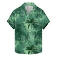 thumbnail image 2 of GERsome Short Sleeve Hawaiian Shirts for Men Casual Button Down Summer Beach Shirts S-3XL, 2 of 5