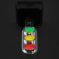 thumbnail image 2 of USB Rechargeable LED Handlebar Traffic Light Motorcycle Bike Flashing Decorative Accessory For Outdoor Use, 2 of 8