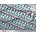 thumbnail image 3 of Soimoi Poly Georgette Fabric Horizontal Stripe Print Fabric by The Yard 52 Inch Wide, 3 of 3