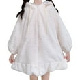 thumbnail image 2 of Women Blouses Hooded Zip up Sweatshirt Shirt Women Fall Sweater Long Sweatshirt Zip up Womens Fall Hoodie Girls Size 1 Sweater with Zippers Hoodies for Pullover Cute Athletic White 5XL, 2 of 8