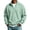 Light Green #16, variant on Dresfit Mock Neck Sweatshirt for Men Collared Waffle Sweatshirts Winter Long Sleeve Quarter Zip Pullover Collared Drop Shoulder Knit Shirts L