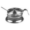 Stainless Steel Cheese Bowl / Salt Cellar with Spoon
