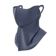 thumbnail image 5 of Lumistal Sun Face Cover UV Sun Protection Neck Gaiter Scarf UPF50+ Breathable Cooling for Summer Outdoor Activities Reusable Hiking Running Cycling & Outdoor Sports 4Grey One Size, 5 of 5