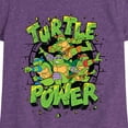 thumbnail image 3 of Teenage Mutant Ninja Turtles  - Turtle Power New  - Toddler & Youth Girls Short Sleeve Graphic T-Shirt, 3 of 5