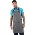thumbnail image 1 of Under NY Sky Knife-Roll Canvas Apron, 1 of 6