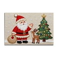 thumbnail image 2 of ToyKingdee Christmas Kitchen Rugs Bathroom Rug Non-Slip Red Door Mat Rugs for Entryway Indoor, Small Washable Throw Soft Bath Mat, Holiday Decor Untra-Thin Carpet, 2 of 6
