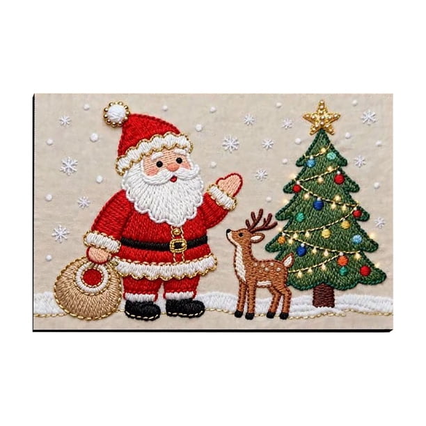 Yhmxh Alfombrillas de baño para baño Alfombra de baño Alfombrillas de baño navideñas de punto, absorbentes, para pies y para la puerta del baño. Decoración del baño