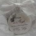 thumbnail image 1 of Xihbxyly Adorno Conmemorativo de Ángel, Colgante Esférico de Cristal Transparente, Grabado "Tengo Un Ángel En El Cielo", Elegante Idea de Regalo, Decoración para Árbol de Navidad, Recuerdo, Cinta Bla, 1 of 2