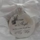 thumbnail image 1 of Xihbxyly Adorno Conmemorativo de Ángel, Colgante Esférico de Cristal Transparente, Grabado "Tengo Un Ángel En El Cielo", Elegante Idea de Regalo, Decoración para Árbol de Navidad, Recuerdo, Cinta Bla, 1 of 2