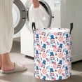 thumbnail image 4 of Goofa American Gnomes Printed Circular Hamper,Laundry Basket with Handles,Storage Baskets Foldable,Large Capacity Laundry Hamper-Medium, 4 of 8