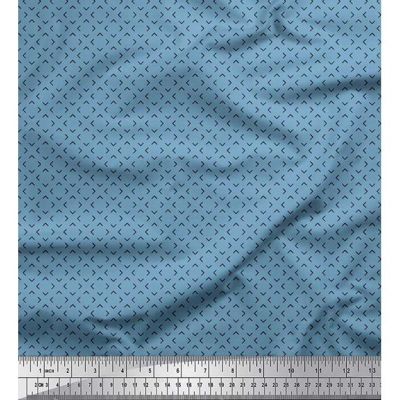 Soimoi Cotton Voile Fabric Arrow Small Fabric Prints by Yard 42 Inch Wide