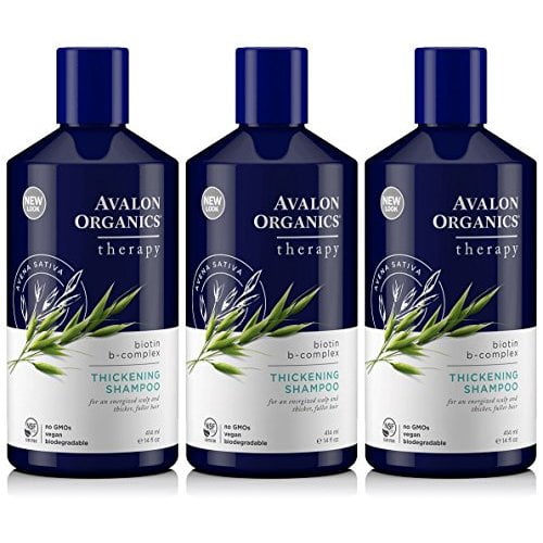 Avalon Organics Shampoo, Biotin Thickening, 14Ounces (Pack