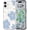 Blue, variant on for iPhone 11 Case [Compatible with Magsafe], Cute Flower Girls Women Clear Case Silicone Shockproof Protective Cover with Pretty Floral Pattern for iPhone 11 6.1'', Lavender