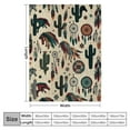 thumbnail image 4 of COMIO Western Throw Blankets - Boho Throw Blanket, Horse Pattern Woven Throw Blanket, Boho Blanket with Tassel,Western Aztec Blanket,Southwest Throw Blankets for Couch,Bed,Western Decor, 4 of 6