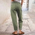 thumbnail image 5 of Women's High Waisted Straight Leg Baggy Jeans Trendy Cargo Denim Pants, 5 of 8