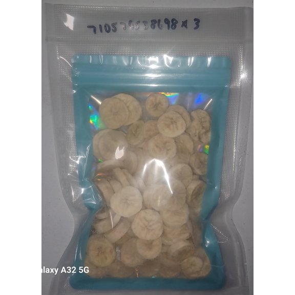 Freeze Dried Bananas, 4 oz, Light Weight Great Tasting